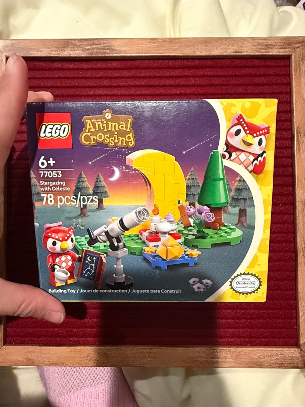 LEGO Animal Crossing Stargazing with Celeste - Red, Yellow & Green